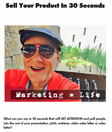 Picture: Sell your product in 30 seconds